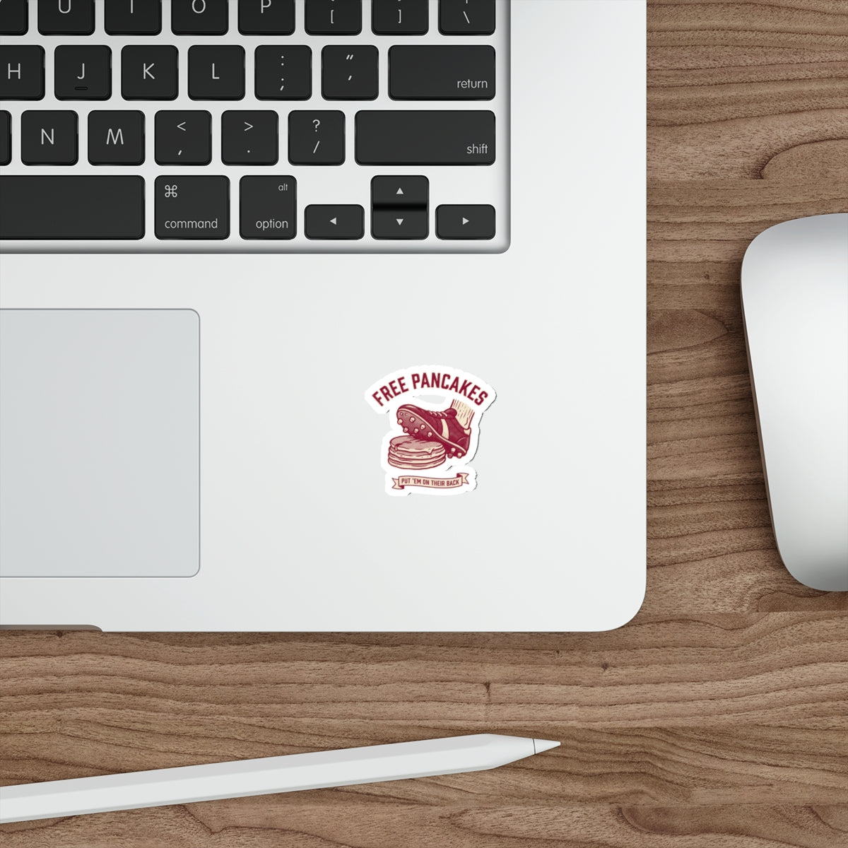 Free Pancakes Sticker — front