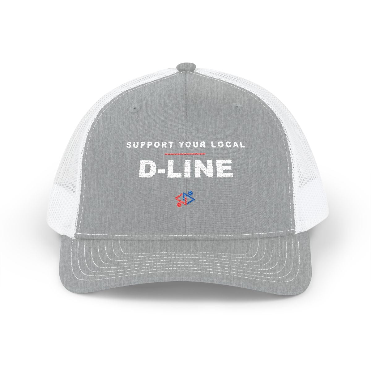 front Heather Grey / White