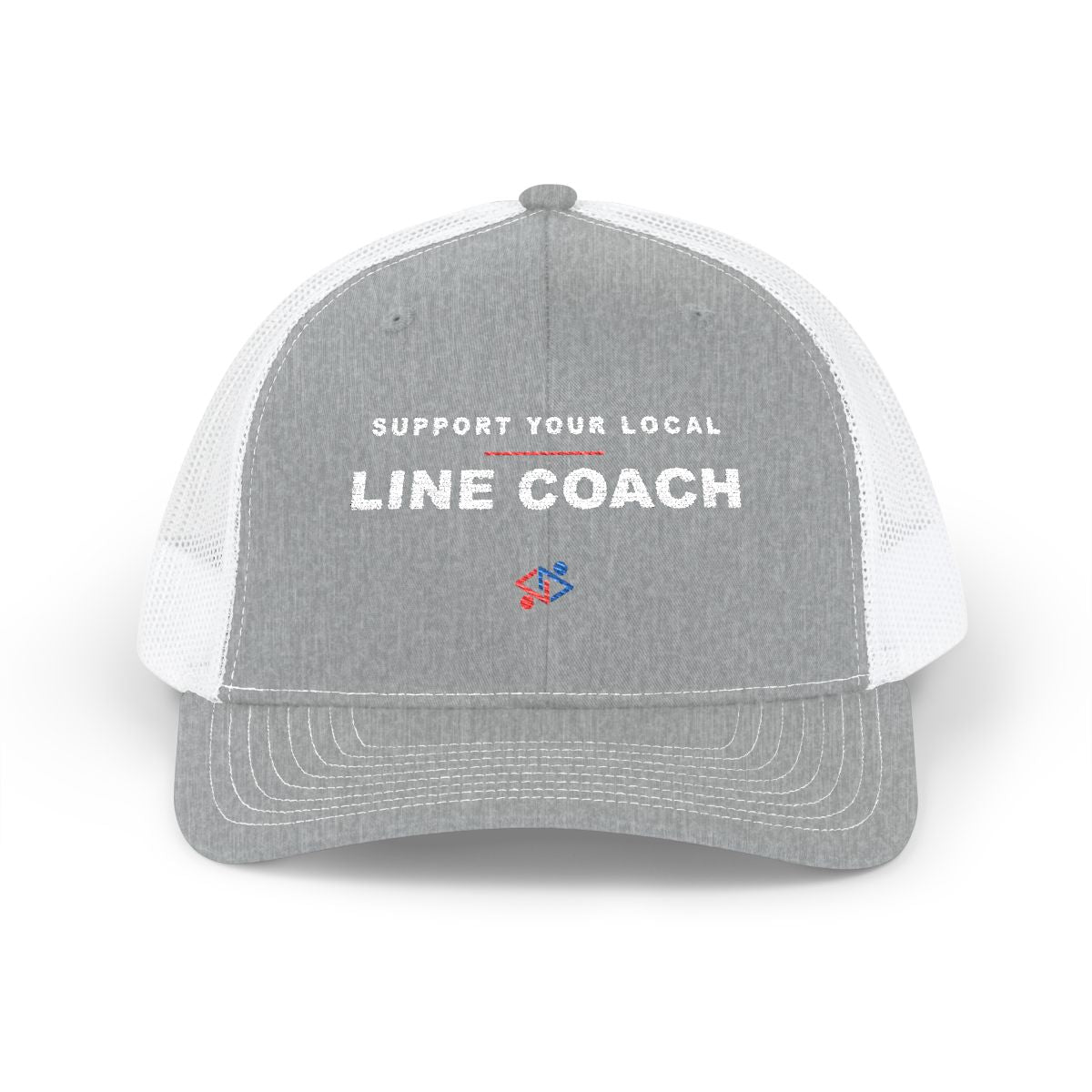front Heather Grey / White