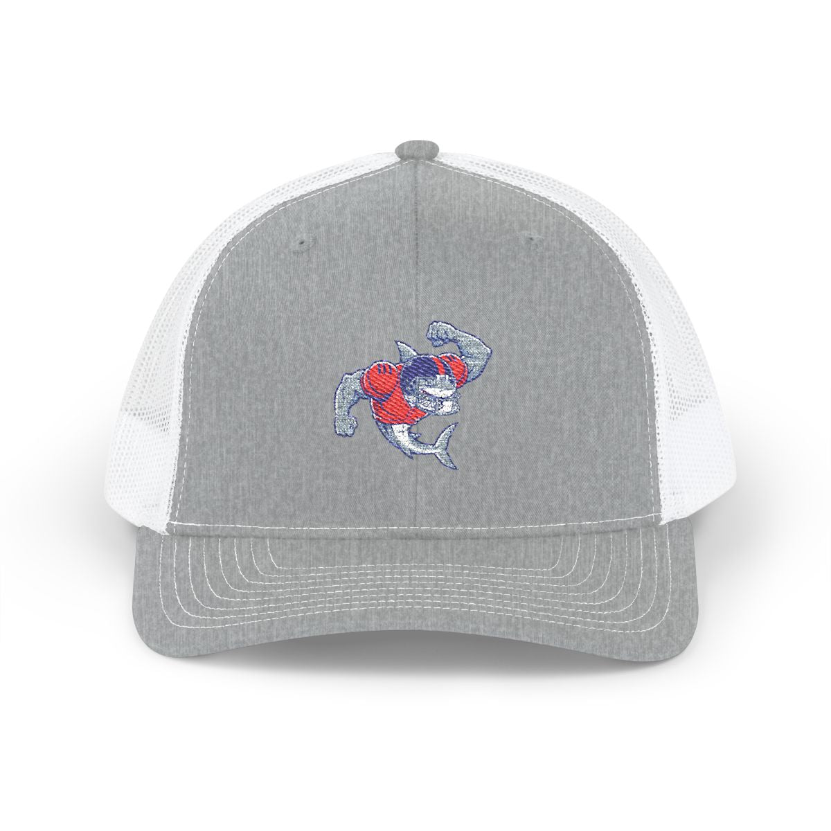 front Heather Grey / White