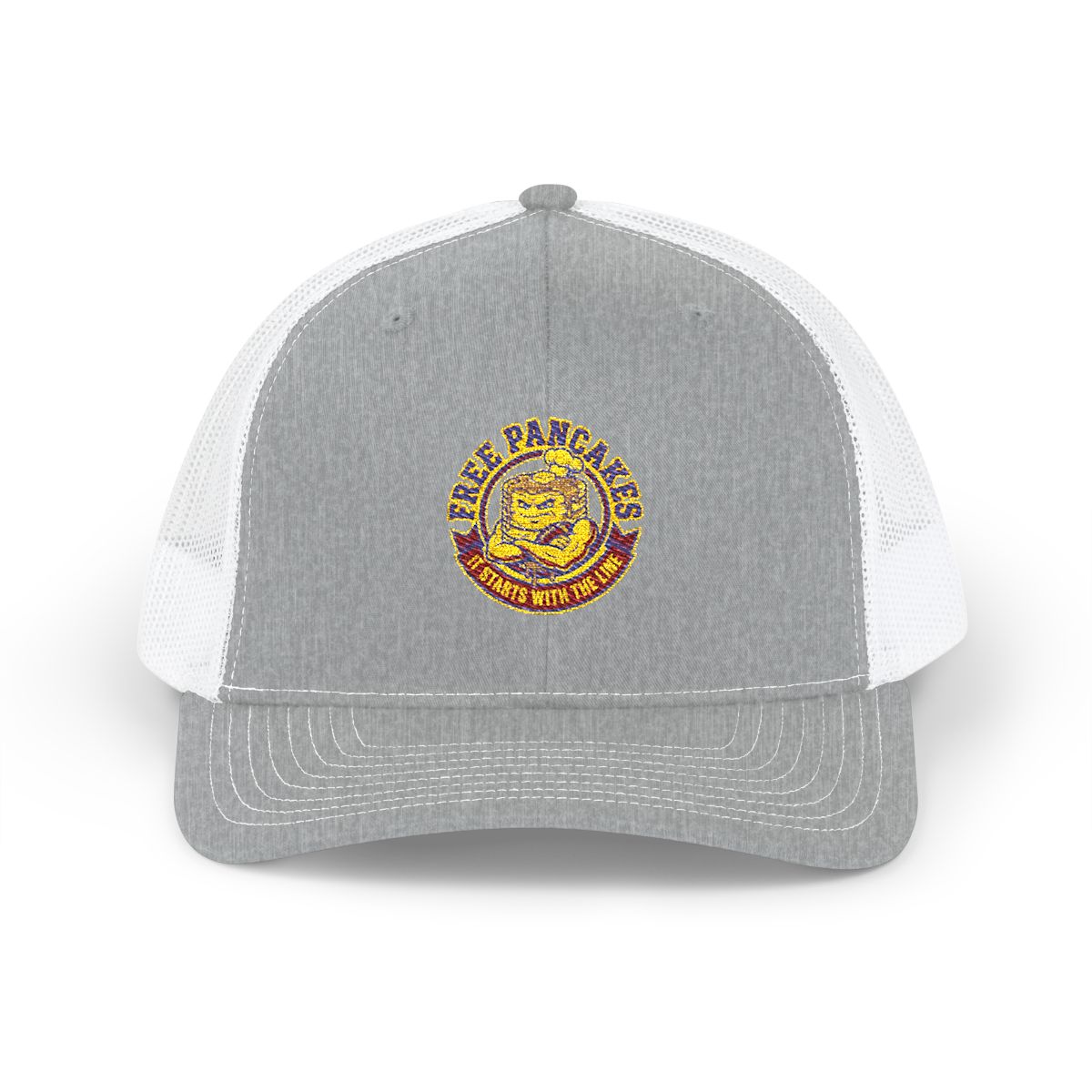 front Heather Grey / White