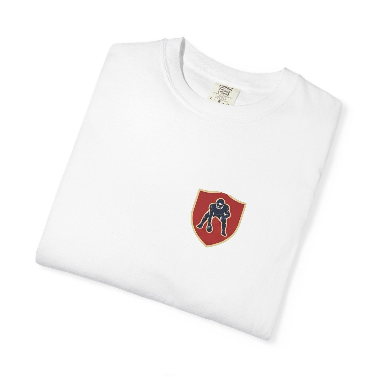 Lineman Gameday Tee — folded, White
