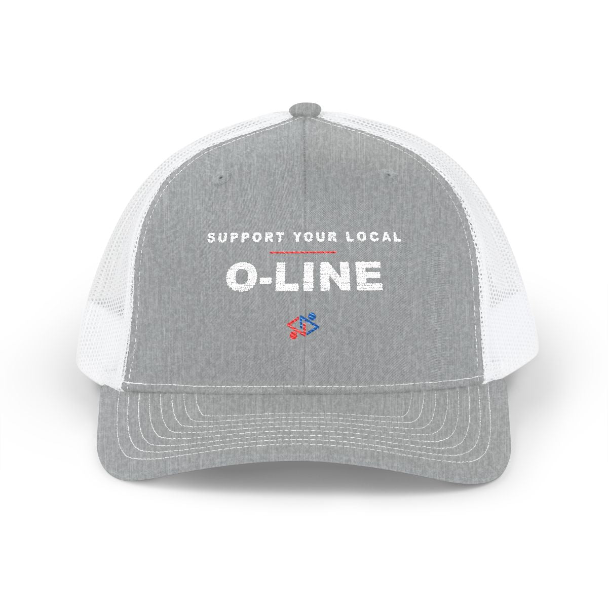 front Heather Grey / White