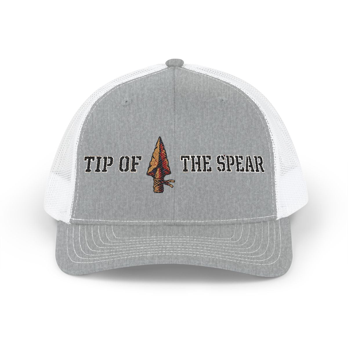 front Heather Grey / White